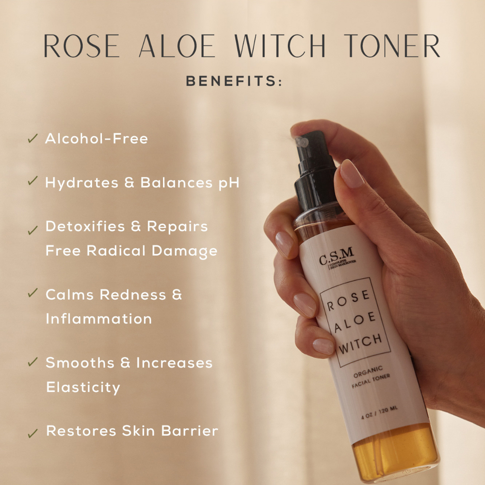 ROSE ALOE WITCH Organic Facial Toner