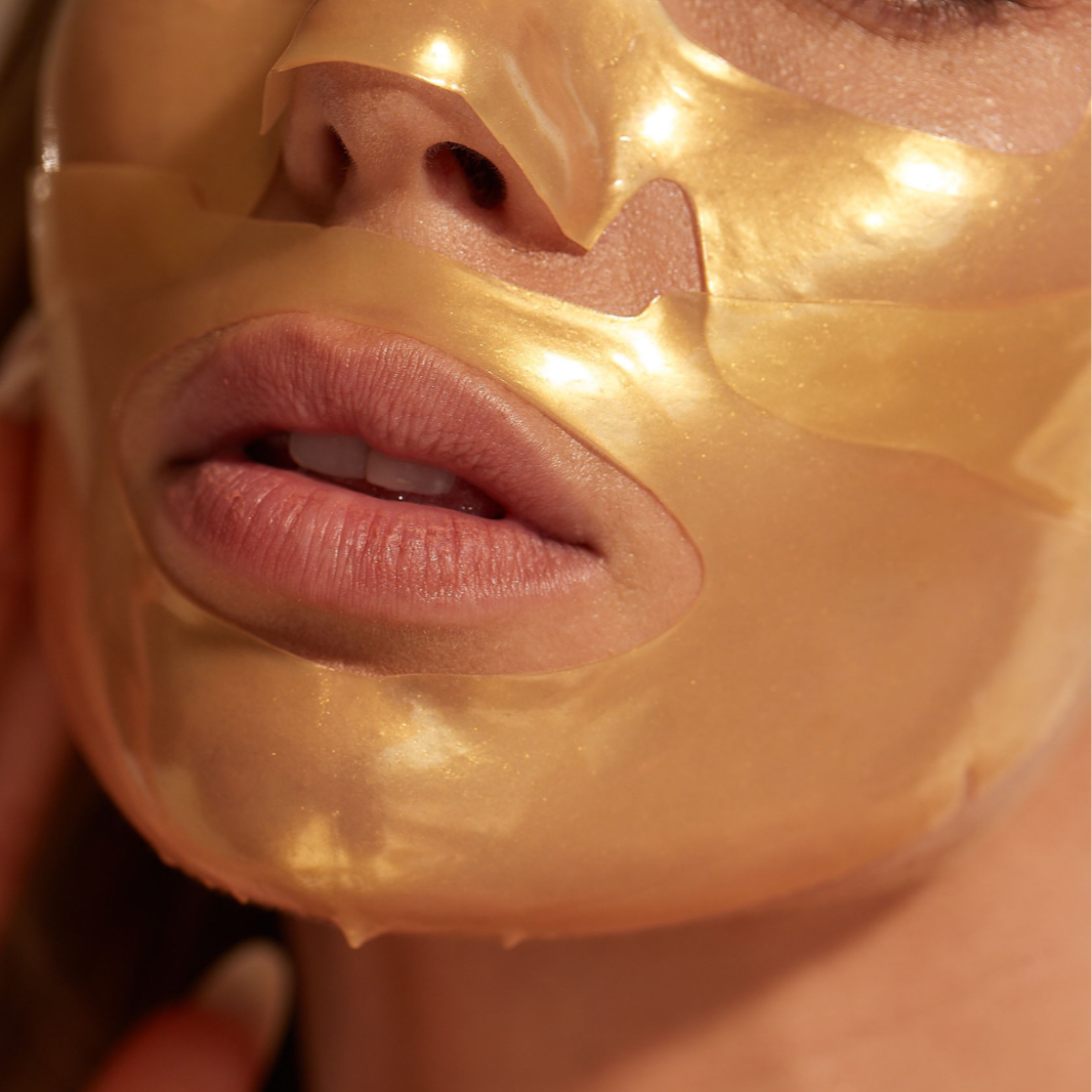 CSM Golden Aura face mask ingredients and packaging