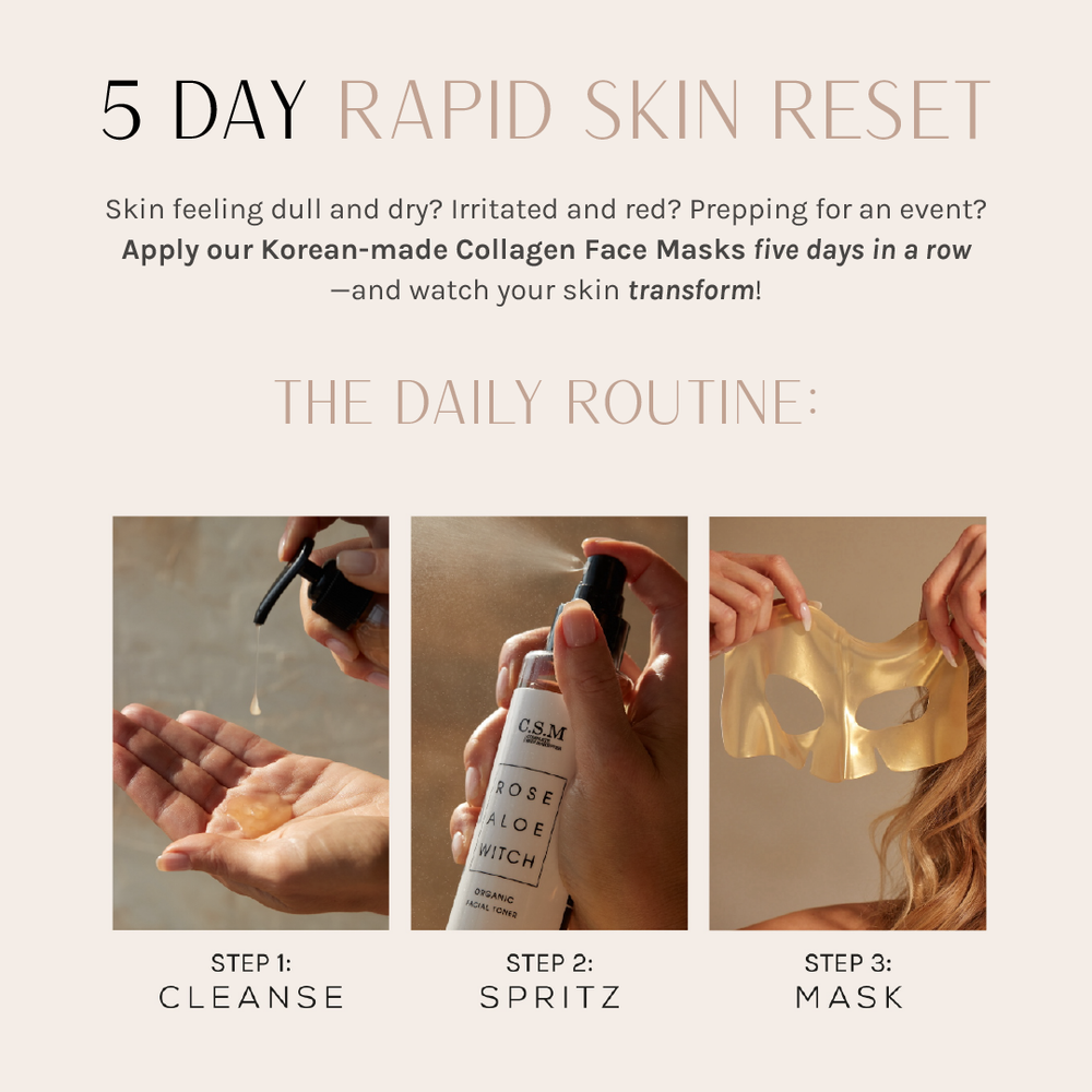 Golden Aura Face Mask Set - 5 Boxes