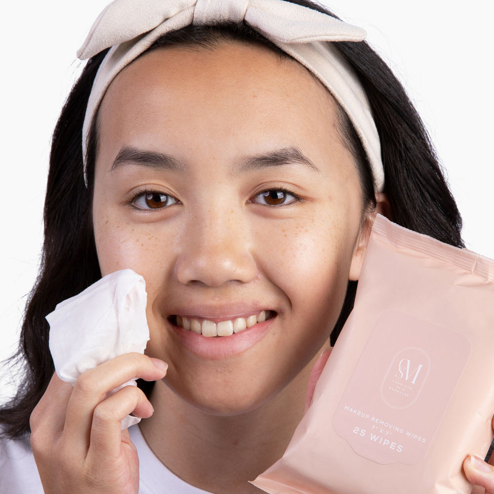 Natural Makeup Removing Facial Wipes - 1 Pack