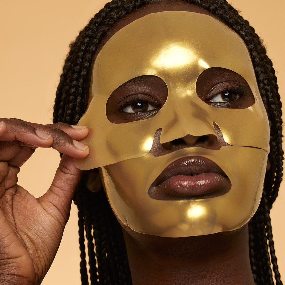 Golden Aura Face Mask Set - 5 Boxes