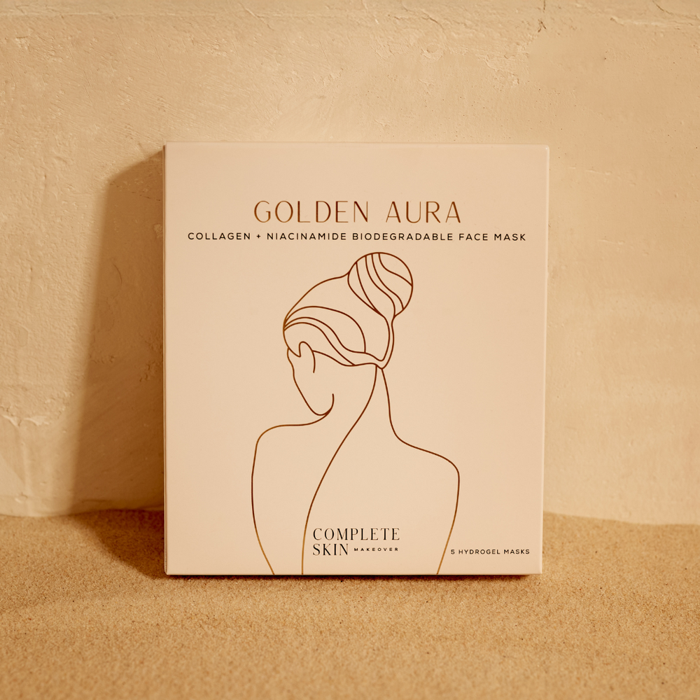 Golden Aura Face Mask Set - 5 Boxes