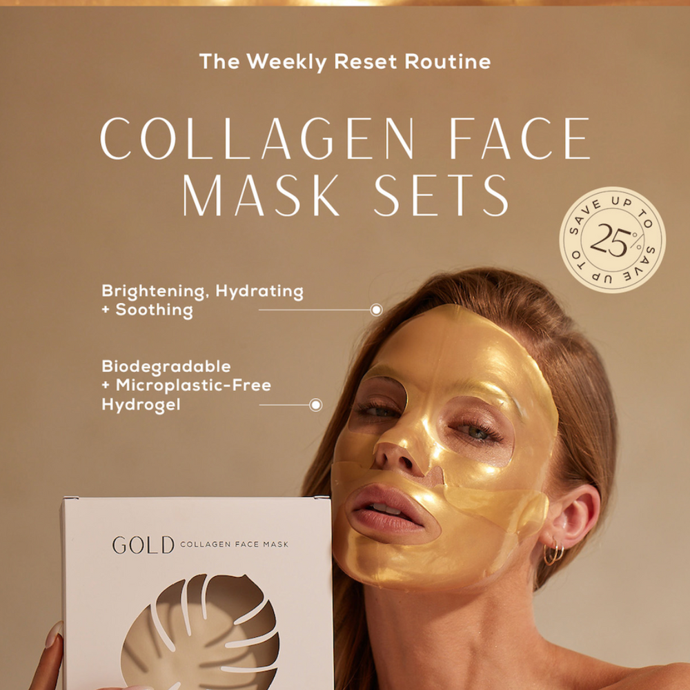 Golden Aura Face Mask Set - 5 Boxes