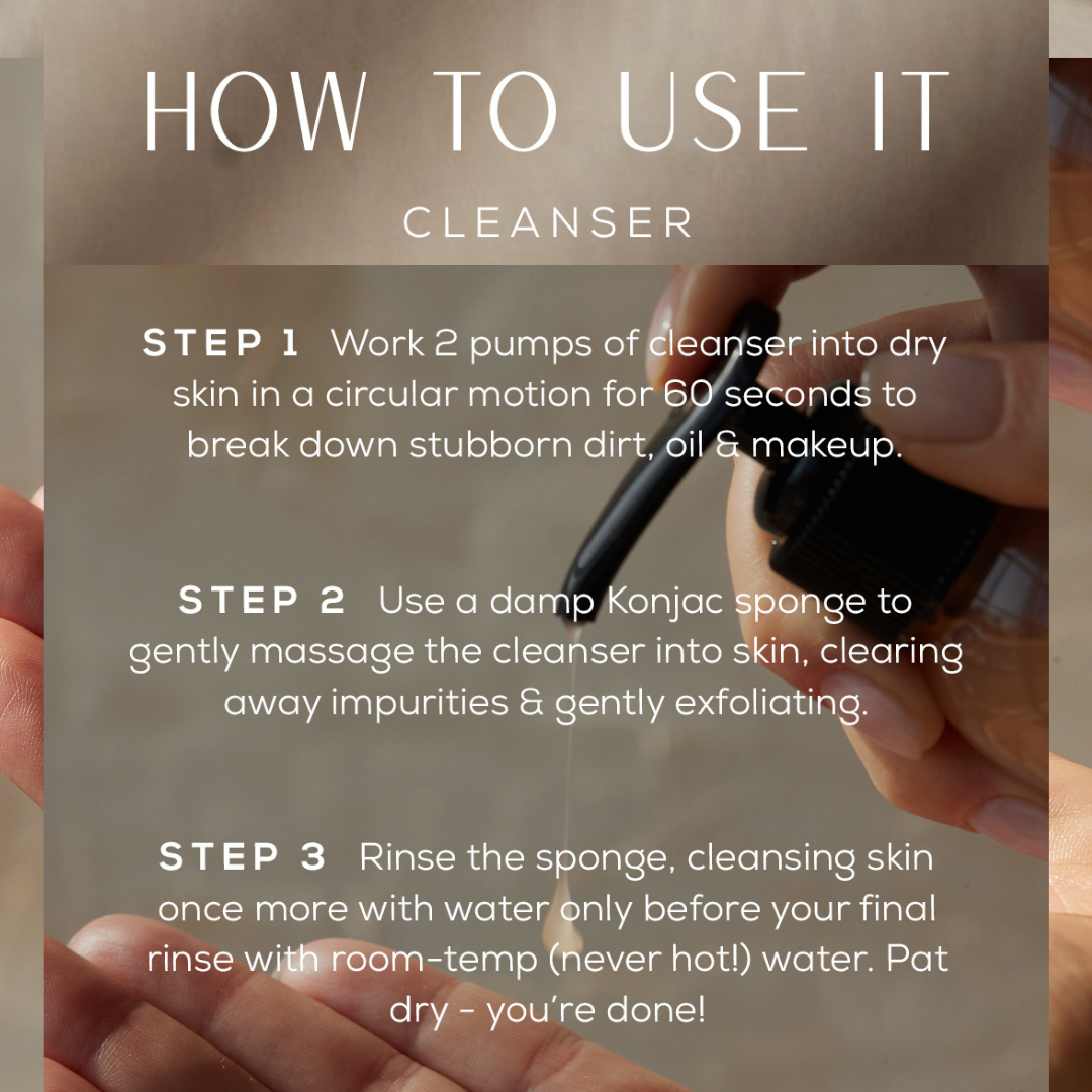 How to use RENEW as a daily cleanser