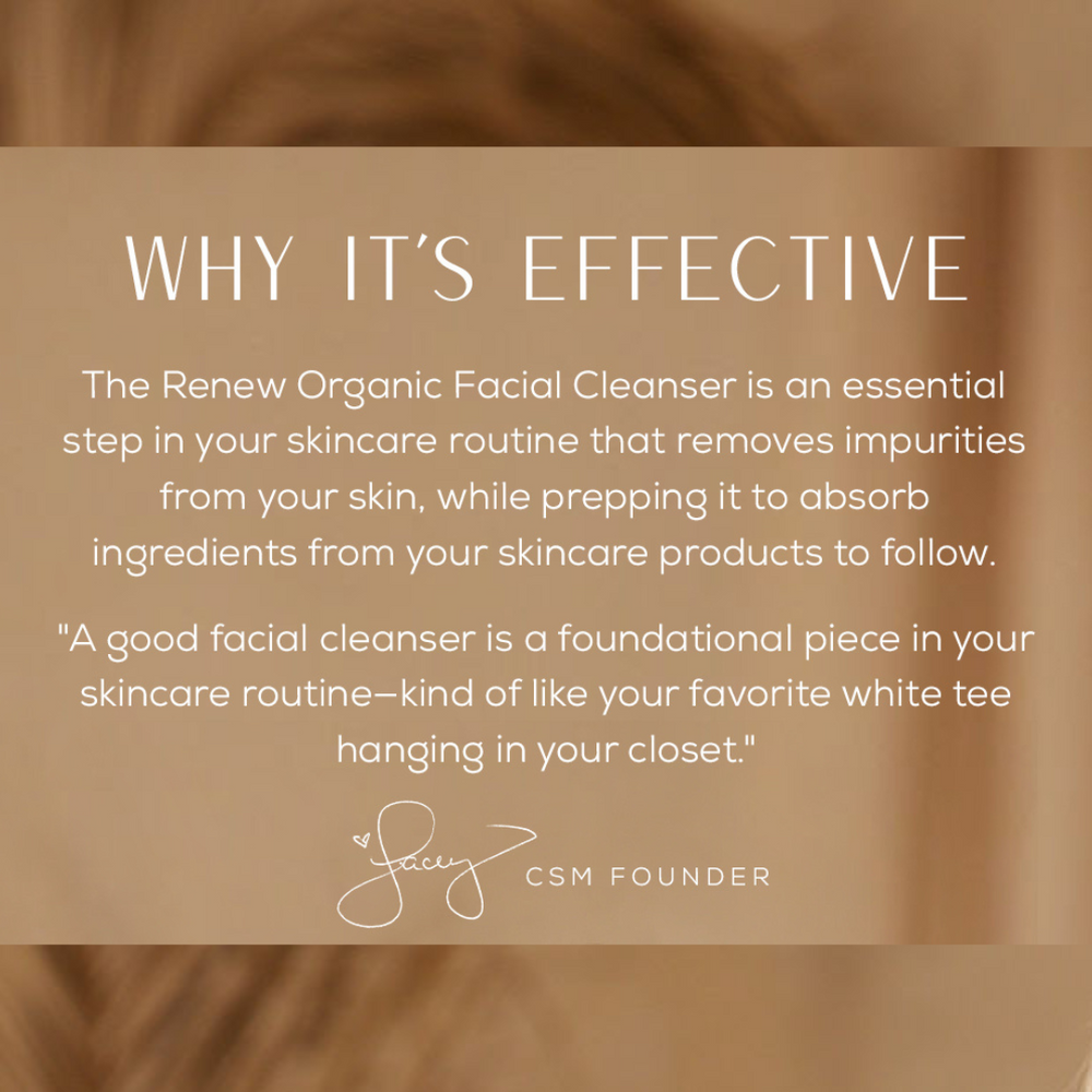RENEW Organic Facial Cleanser